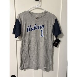Auburn 1 Wes & Willy Youth L Gray & Navy T-Shirt NWT